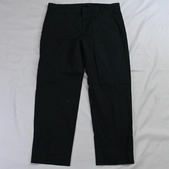 Banana Republic‎ 6 Short Black Avalon Slim Ankle Dress Pants - Picture 1 of 5